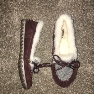 Redwood Sorel Moccasin Slippers
